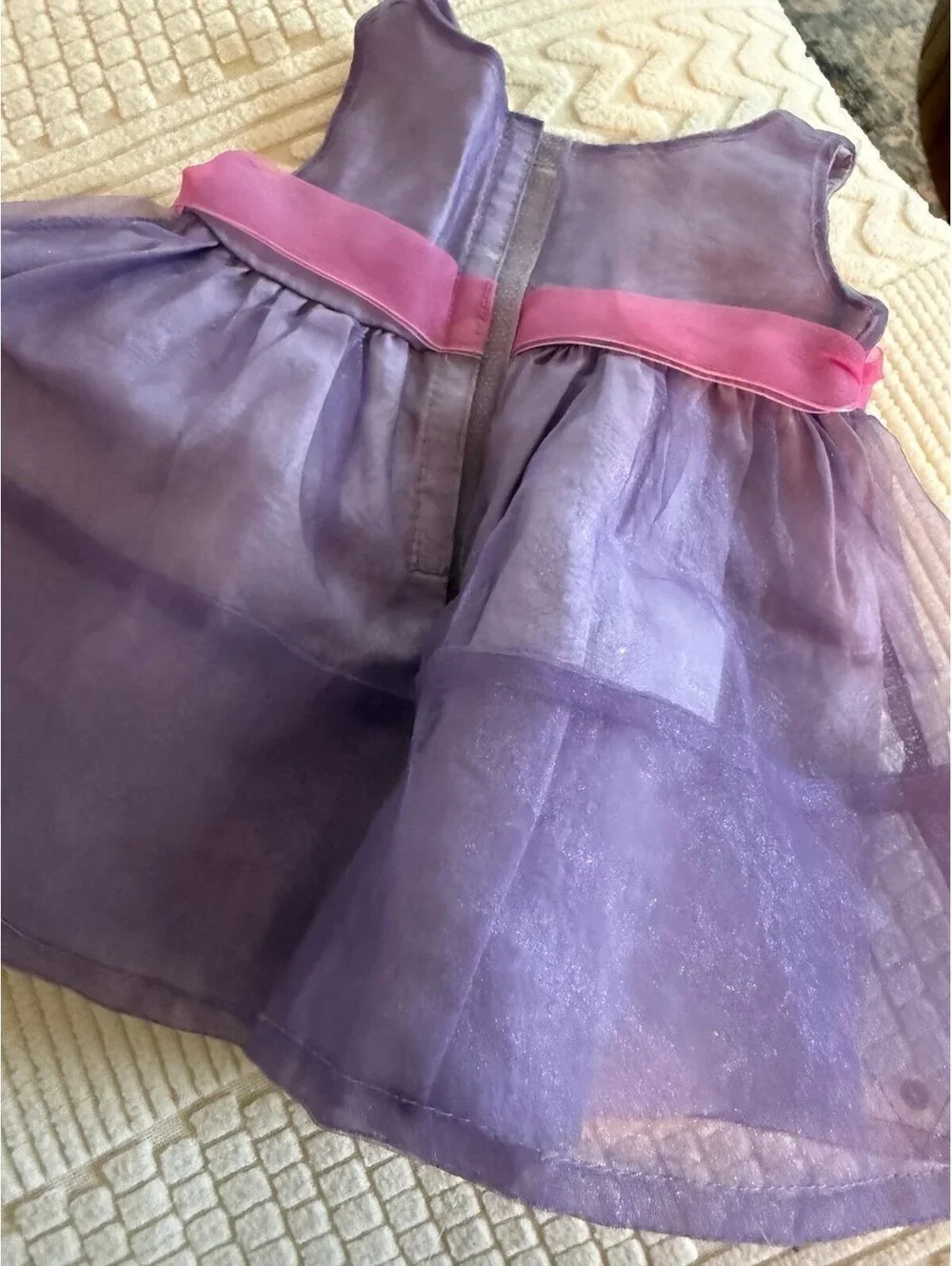 Bitty Baby American Girl Doll Spring Blossoms Purple Dress ONLY B236